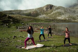 Yoga en montagne