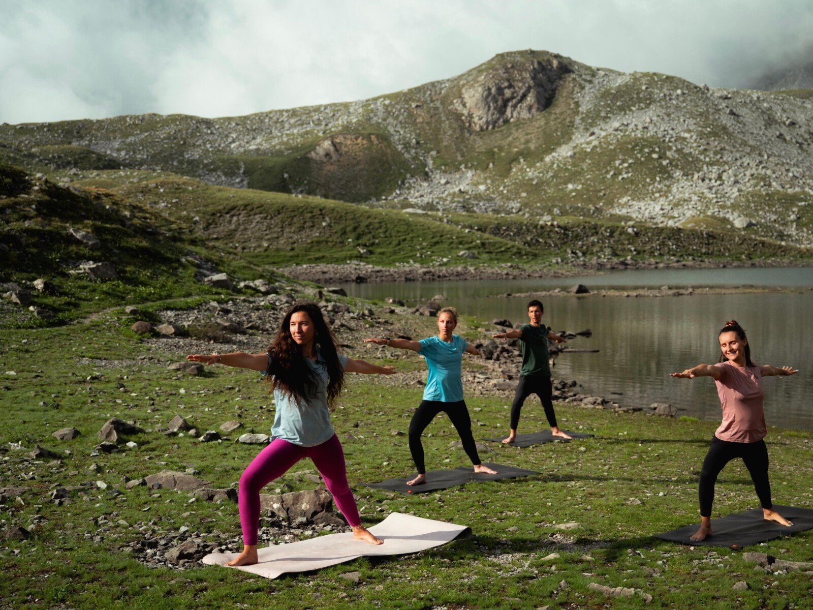 Yoga en montagne