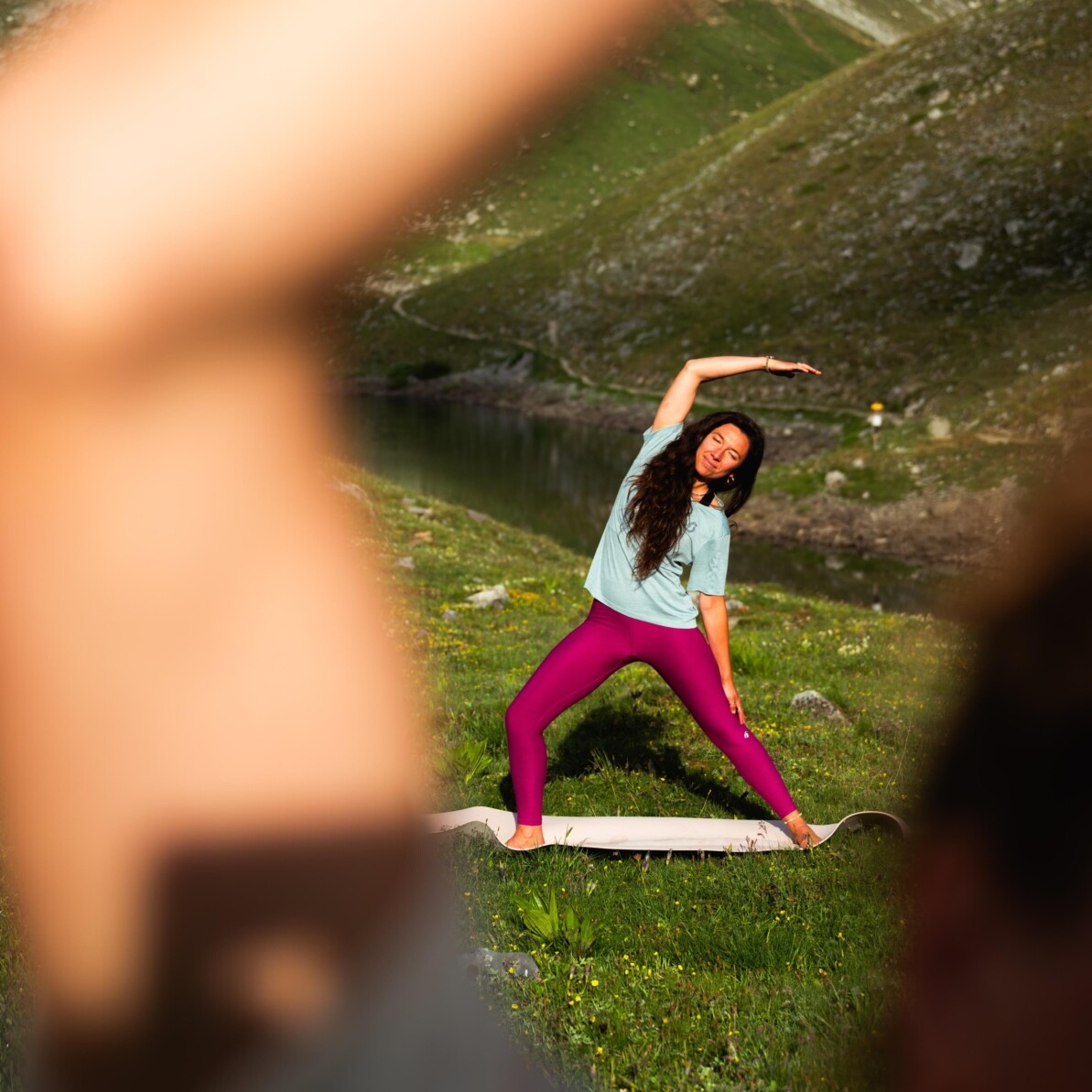 Yoga en montagne